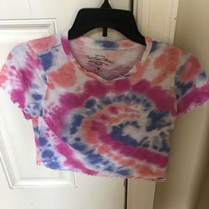 Hollister Tie Dye Crop Top